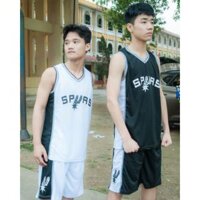 Bộ quần áo bóng rổ NBA cao cấp( Spur)