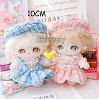 Bộ quần áo búp bê Cotton 10CM có sẵn Váy trượt búp bê BJD cho 17CM Labububu Phụ kiện đồ chơi K-Pop Idol Gidle minnie LISA JENNIE JISOO Người hâm mộ Quà tặng