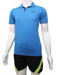 Bộ quần áo cầu lông nam Nike NB06 màu xanh