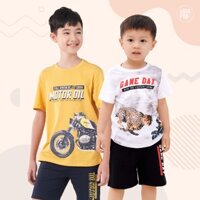 Bộ Quần Áo Cho Bé Trai Size Đại, Bộ Đồ Cộc Tay Mùa Hè Chất Cotton Mềm Mịn Hình In Đẹp 3-11 Tuổi