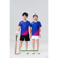 Bộ Quần Áo Chơi Cầu Lông / Tennis Tay Ngắn Thời Trang Dành Cho Trẻ Em