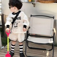 Bộ Quần Áo Chống Nắng Thiết Kế Mới Thời Trang Mùa Hè Theo Phong Cách Nhật Hàn Cho Bé Trai