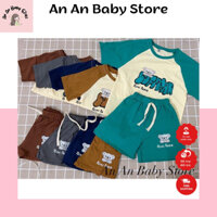 Bộ quần áo cộc tay Bear bé trai