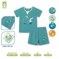 Bộ quần áo cộc tay cho bé mipbi