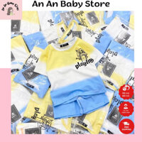 Bộ quần áo cộc tay playing in loang cho bé