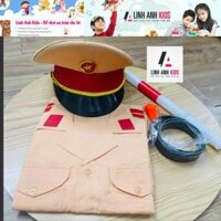Bộ quần áo Công An Giao Thông đầy đủ phụ kiện (Đủ size, chất đẹp)