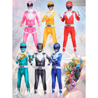 Bộ quần áo cosplay 5 anh em siêu nhân Gao Ranger Power Ranger cho bé trai bé gái