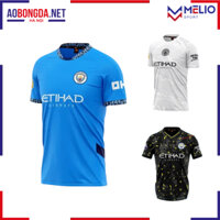 Bộ Quần Áo Đá Banh CLB Man City, Áo Đá Bóng Mùa Mới Nhất 2024-2025 Chất Vải Thun Thấm Hút Mồ Hôi