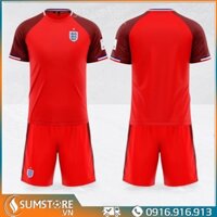 Bộ quần áo đá banh Tuyển Anh Đỏ WC 2022 🔥