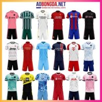 Bộ Quần Áo Đá Bóng AB Clb Mu Barca Real Arsenal Psg Liverpool Vải Thun Thoáng Mát Chuẩn Mẫu Thi Đấu D 1