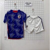 Bộ Quần Áo Đá Bóng nhật xanh FORM ÂU Chất Vải Thái Cao Cấp logo Thêu,Cường Vân Sport