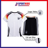 Bộ Quần Áo Đá Bóng Trẻ Em Đội Tuyển Đức Euro 2024, Đồ Đá Banh Cho Bé Từ 1 Tuổi Chất Thun Co Giãn