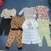 Bộ quần áo dài tay bé trai bé gái DN 1-7 tuổi 🌈 Sét thun nỉ bông xuất dư 1122