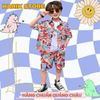 Bộ quần áo đi biển cho bé trai