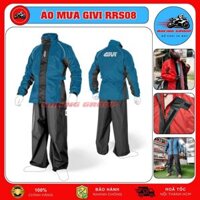 Bộ Quần Áo Đi Mưa GIVI RRS08 Chính Hãng Cao Cấp Dày Dặn, Khoá Kéo Kín Chống Thấm Nước Mưa Tuyệt Đối