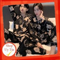 Bộ Quần Áo Đôi NAM NỮ - Bộ PIJAMA NAM NỮ - Bộ đồ ngủ đôi nam nữ - đồ ngủ nam - đồ ngủ nữ