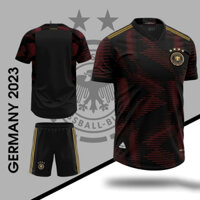 Bộ quần áo đổi tuyển Đức , đội tuyển Pháp chất thun lạnh thoáng mát thấm hút mồ hôi ,co giãn  ( in tên số theo yêu cầu )