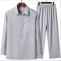 Bộ quần áo đũi dài tay trung niên nam