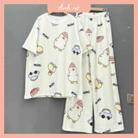 Bộ Quần Áo Gà Con Dễ Thương Unisex Rộng Cute - Chất Dày Đẹp Mát