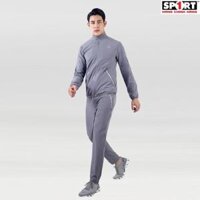 Bộ Quần Áo Gió Thể Thao Nam AM MWS002 Chất Liệu Mềm Mại, Không Thấm Nước, Không Nhăn Sport1 - Dark Grey,L