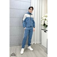 Bộ Quần Áo Gió Thể Thao Nam Nữ Dài Tay Migdomo Có Mũ