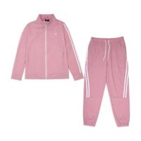 Bộ Quần Áo Gió Thể Thao Nữ AM SPORT1 JKW221 Mềm Mại, Đàn Hồi, Thời Trang - Hồng,XL