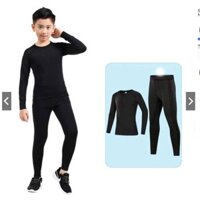 Bộ Quần Áo Giữ Nhiệt Thể Thao Trẻ Em – Co Giãn 4 Chiều