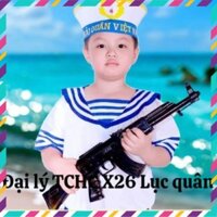 Bộ quần áo hải quân trẻ em kèm nón (Quần dài - Quần lửng - Váy)