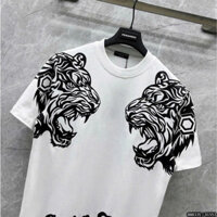 Bộ Quần Áo Hè Philipp Plein in Hổ - Bộ nam Hè Chất vải cotton cao cấp 2 màu đen trắng kiểu dáng trẻ trung _ma