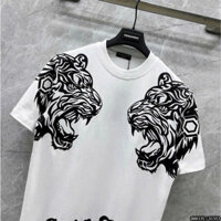 Bộ Quần Áo Hè Philipp Plein in Hổ - Bộ nam Hè Chất vải cotton cao cấp 2 màu đen trắng kiểu dáng trẻ trung _mt