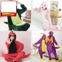 Bộ quần áo khủng long ( chọn màu ib)