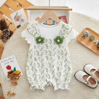 Bộ quần áo liền thân mùa hè cho bé