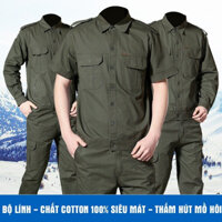 Bộ quần áo lính Mỹ trung niên cộc tay