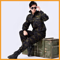 Bộ Quần Áo Lính Mỹ US ARMY Rằn Ri – Quần Áo Túi Hộp Chiến Thuật Quân Đội