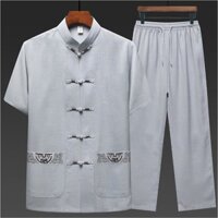 Bộ quần áo mặc nhà cho ông, cho bố / Thời trang nam giới cho người già