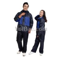 Bộ Quần Áo Mưa 2 Khoá Vải Dù Chống Thấm - QAM0019