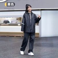 Bộ Quần Áo Mưa Bảo Vệ Toàn Thân Màu Phản Quang Dành Cho Người Lớn Đi Mưa (Áo khoác+Quần dài)