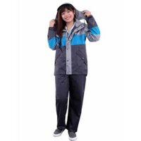 BỘ QUẦN ÁO MƯA Dành Cho Đi Phượt Thời Trang Vải Dù Cao Cấp Phản Quang Không Thấm Nước RANDO 2 Lớp Chính Hãng SỈ RB8 - 1 Bộ Eco 1 Lớp  - Xanh - XXXL