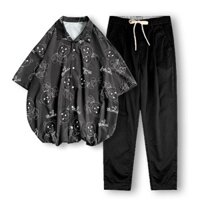 Bộ Quần Áo Nam Áo Sơ Mi Hình Gấu Quần Kaki Dáng Baggy Trẻ Trung Thời Trang FrancisB SO MI NAM 1000030 + QUAN NAM 1000060