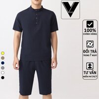Bộ quần áo nam chất liệu đũi cao cấp Vuvo Official