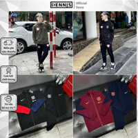 Bộ Quần Áo Nam Lai Kỳ Đội Bóng Barcelona Thêu Logo Trên Ngực Siêu Nét - Bộ Nỉ Nam Lai Ki Thêu Logo Siêu Nét