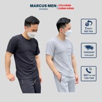 Bộ quần áo nam mùa hè MARCUS MEN, chất cotton nhẹ mát