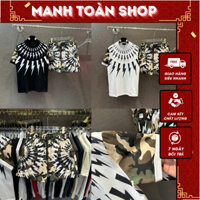 Bộ Quần Áo Nam Niu Ba Rét Họa Tiết Tia Sét Rằn Ri Cực Chất - Bộ Cộc Nam Sét Rằn Ri Tràn Siêu Đẹp