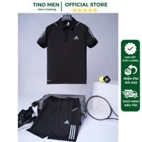 Bộ quần áo nam sát nách lên dáng cực chuẩn Hàng Cao Cấp Tino Men TM233 Bộ thể thao chât mát nam hàng sịn hiện đại 2023