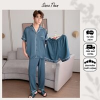 Bộ quần áo ngủ nam tay ngắn quần dài (kèm theo quần ngắn nam) - Since Then