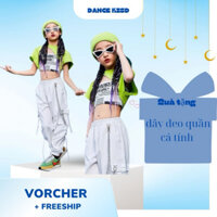 bộ quần áo nhảy hiện đại cho bé gái size 15-45kg phong cách hiphop cá tính