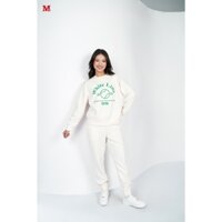 Bộ quần áo nỉ nữ chần bông White Line thời trang M2 K0030815