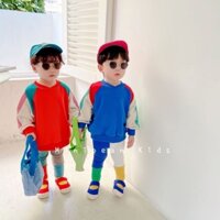 Bộ quần áo nỉ thời trang Hàn Quốc cho bé