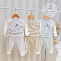 Bộ Quần Áo Nous Dài Tay Nỉ Velours Dày Dặn Cho Bé Size Từ 9-12 Tháng Đến 24-36 Tháng