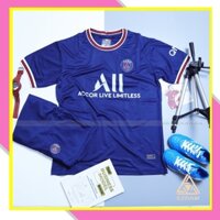 Bộ Quần Áo PSG Mới Nhất Cao Cấp 2021-2022 , Bộ áo Bóng Đá PSG Mới Nhất poliste thấm mồ hôi